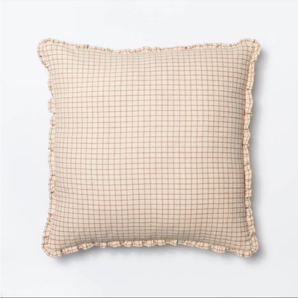 Oversized Mini Windowpane Square Throw Pillow - Threshold (SET OF 2)